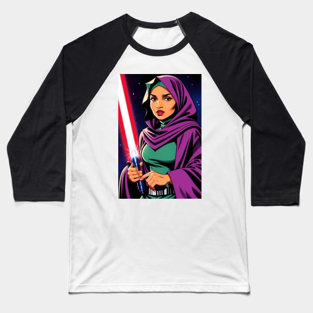 THE SQUAD-ILHAN OMAR 16 Baseball T-Shirt by truthtopower